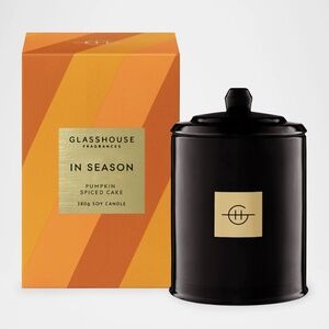 Brand New GLASSHOUSE FRAGRANCES Sugar Coated In Season Soy Candle 13.4 oz.